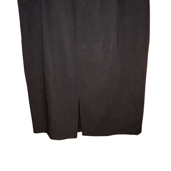 Basler Horst Basler Black Wool Blend‎ Pencil Skirt Womens EU 42 UK 16 Career